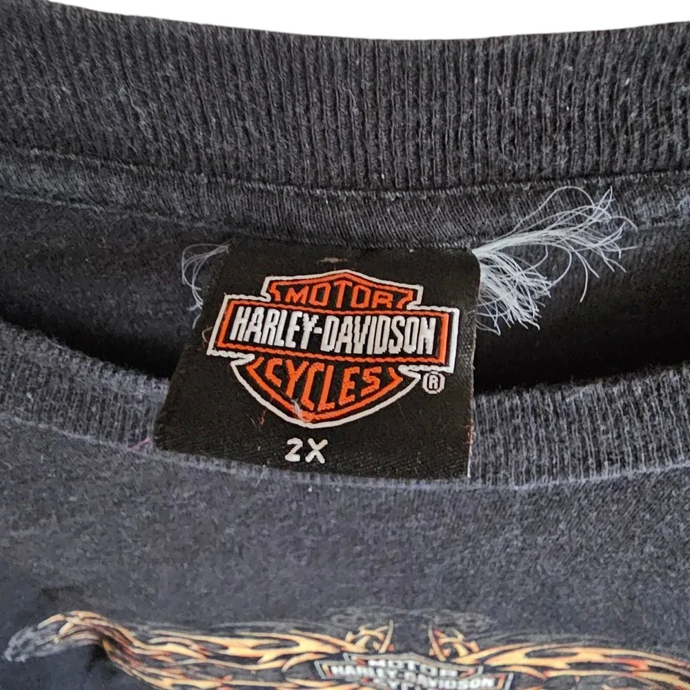 Harley-Davidson‎ T-Shirt Bumpus Murfreesboro TN Eagle Graphic Tee 2XL